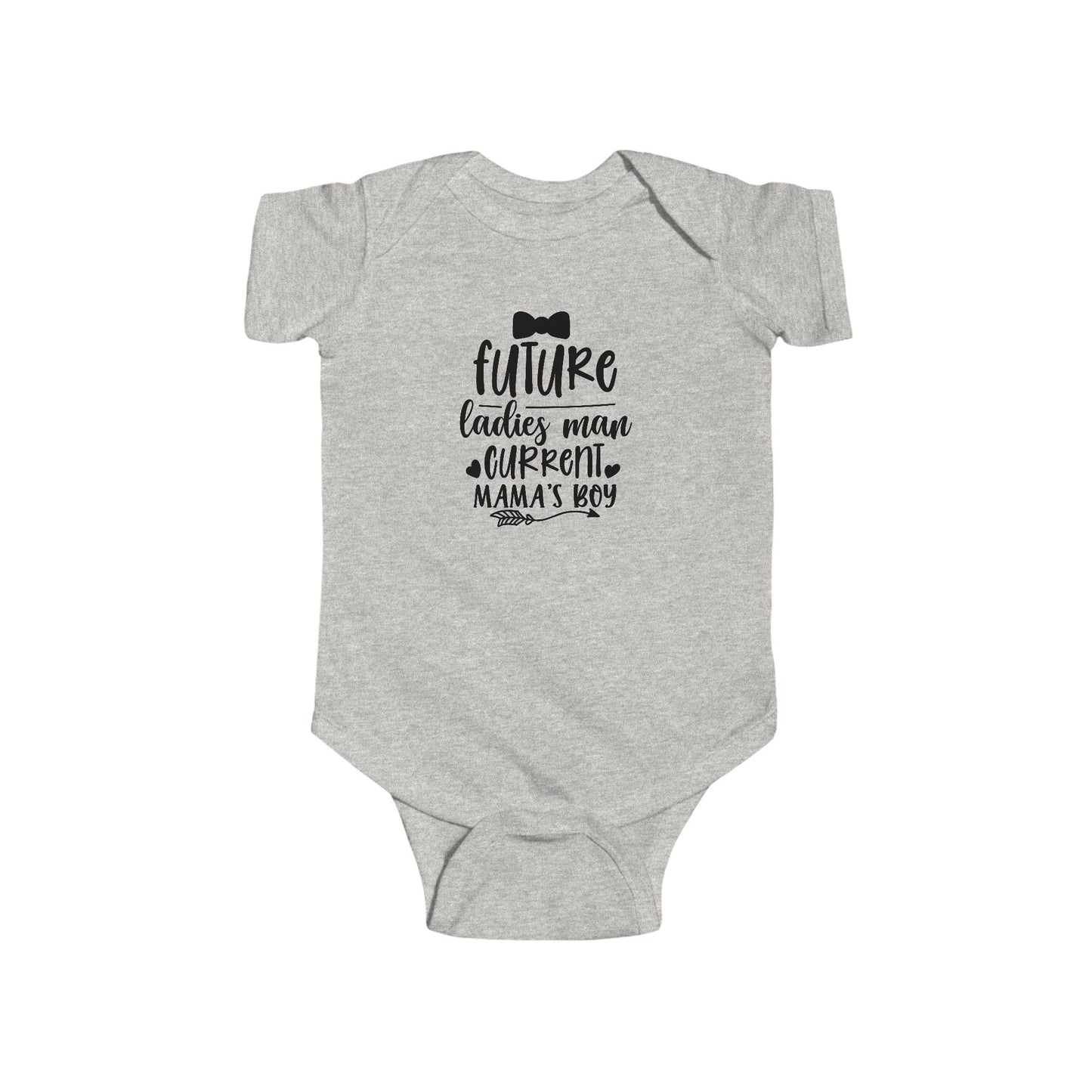 Infant Bodysuit – "Future Ladies Man (Current Mama's Boy)" Cute Baby Onesie