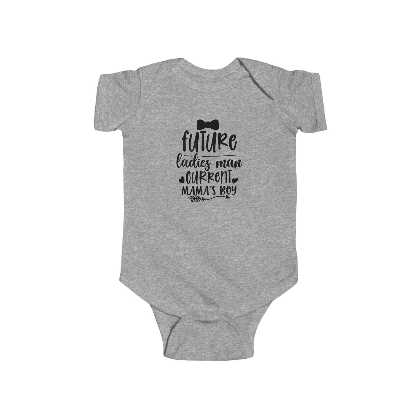 Infant Bodysuit – "Future Ladies Man (Current Mama's Boy)" Cute Baby Onesie