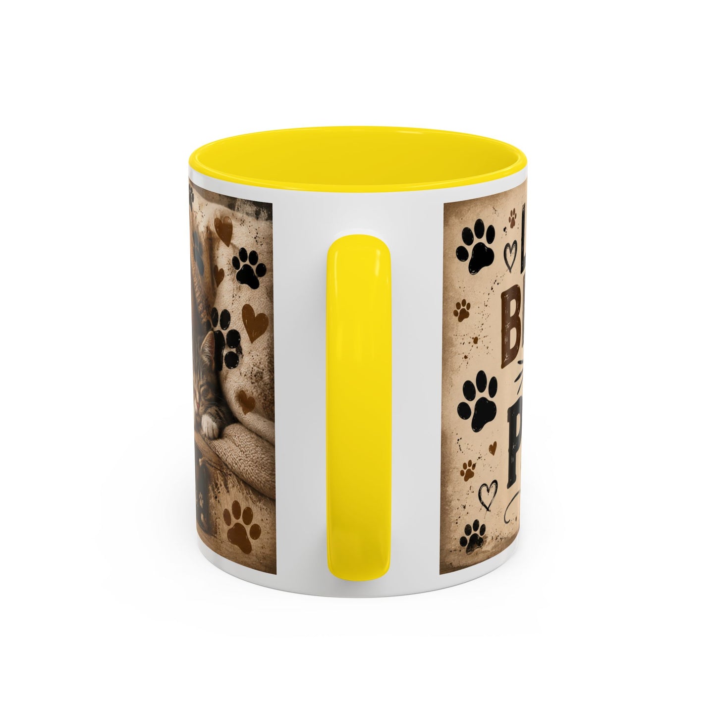Dog & Cat Coffee Mug - "Less People, More Dogs & Cats" Accent Ceramic Mug