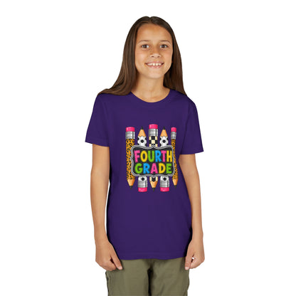 Fourth Grade Pencil Kids Tee – Back to School Youth Shirt