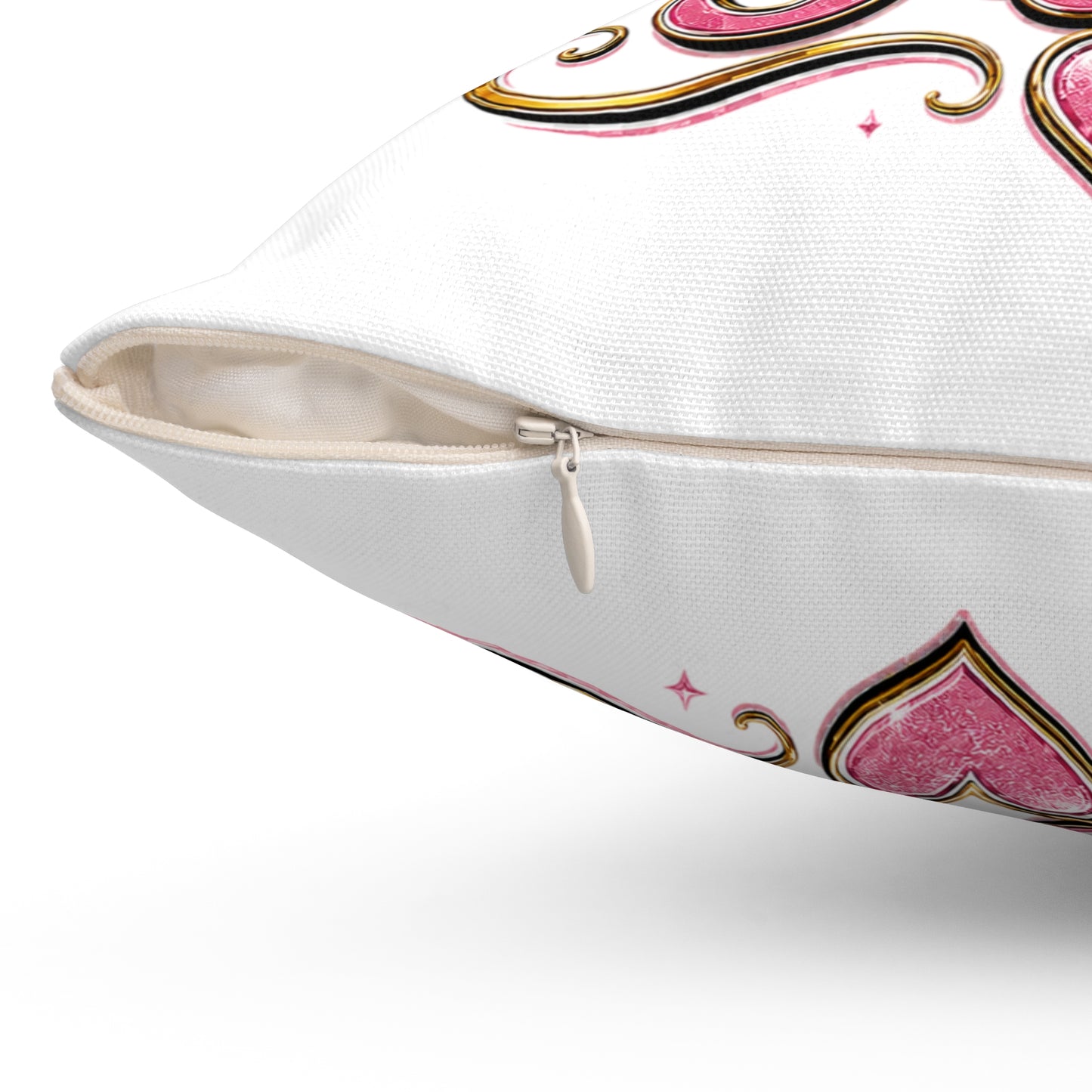 Bride Squad Decorative Pillow — Bachelorette Party Accent Cushion with Pink Diamond Design