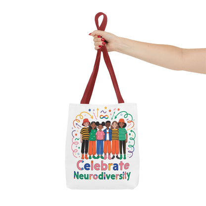Celebrate Neurodiversity Tote Bag — Inclusive Pride Reusable Shopper