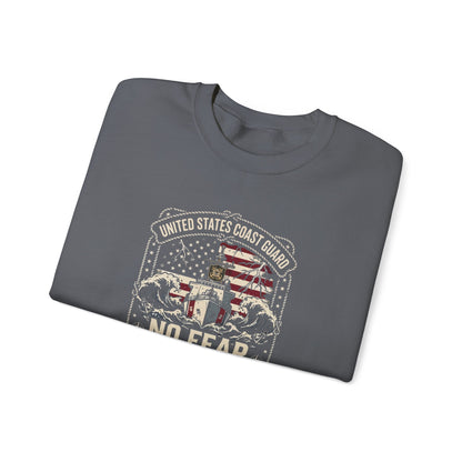 United States Coast Guard No Fear in the Storm Sweatshirt