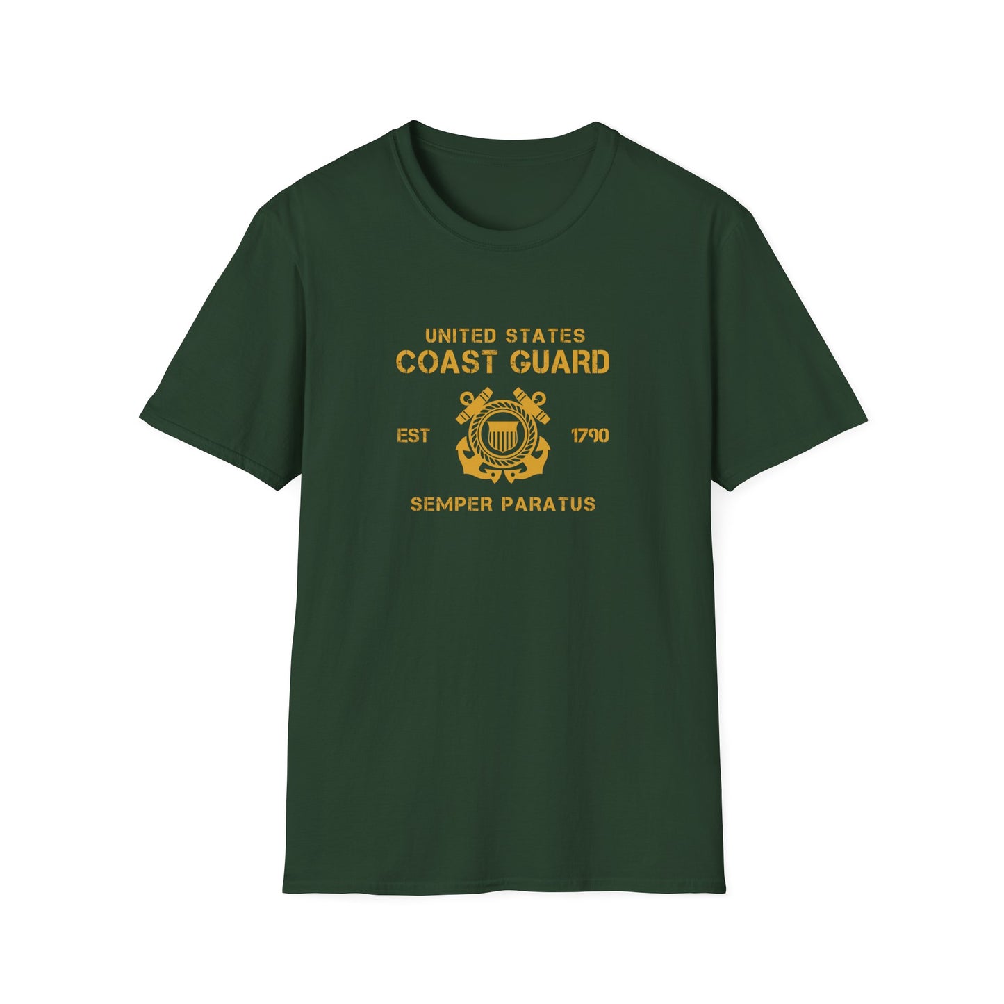 United States Coast Guard EST 1790 Semper Paratus T-Shirt
