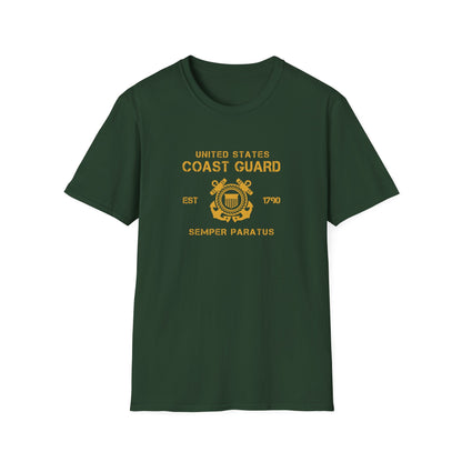 United States Coast Guard EST 1790 Semper Paratus T-Shirt