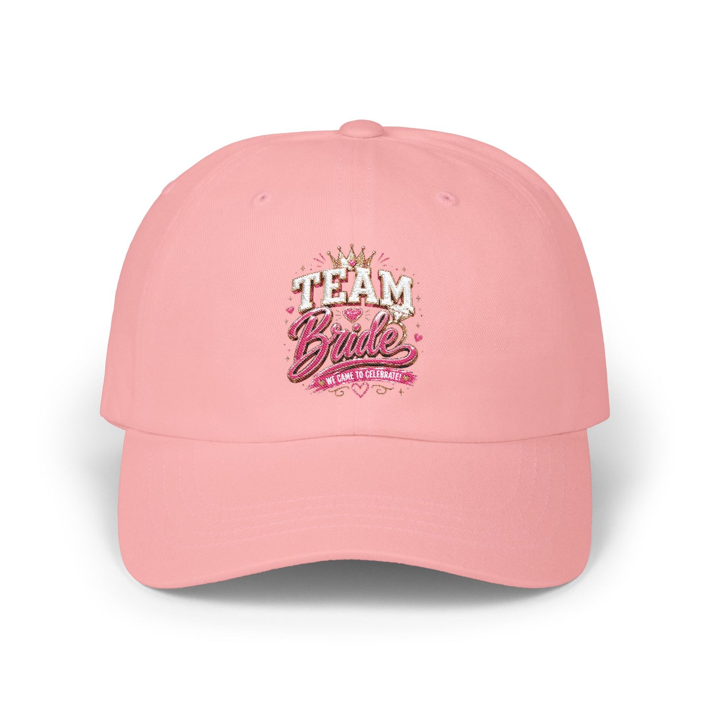 Dad Cap – "Team Bride" Embroidered Bachelorette Party Hat