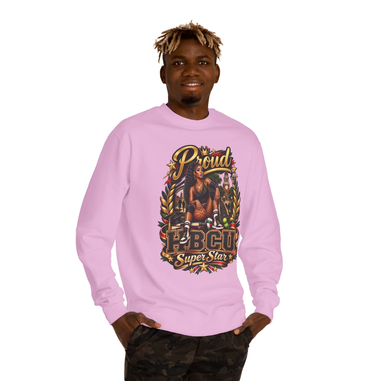 HBCU Proud Superstar Crewneck Sweatshirt