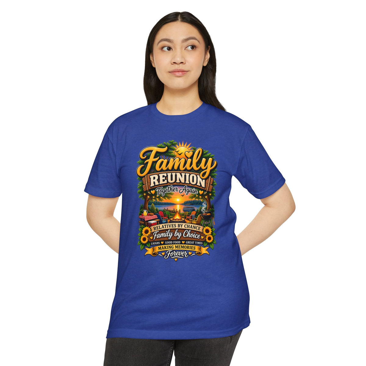 Family Reunion T-Shirt — Relatives by Chance, Family by Choice Graphic Tee