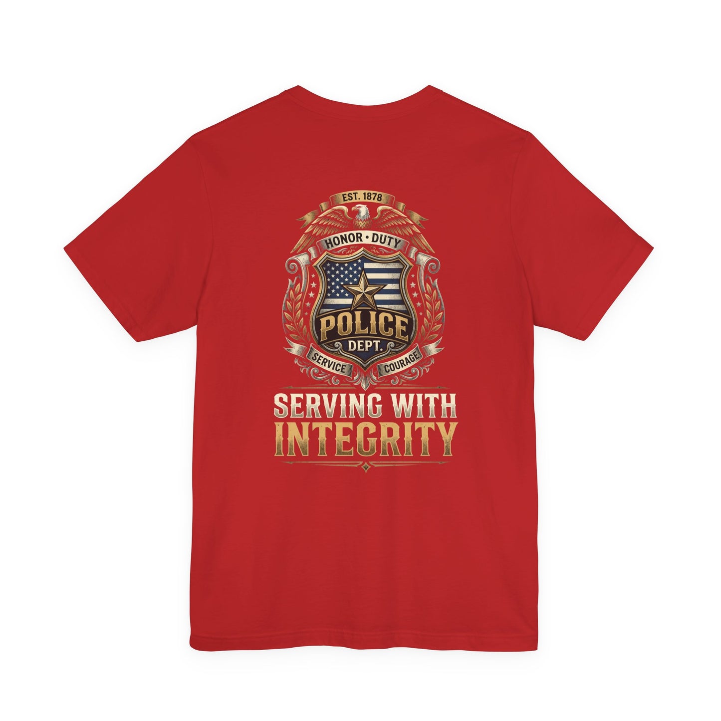 Police Badge 'Serving With Integrity' T-Shirt