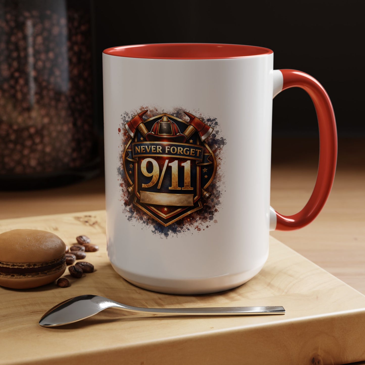 Never Forget 9/11 Memorial Coffee Mug