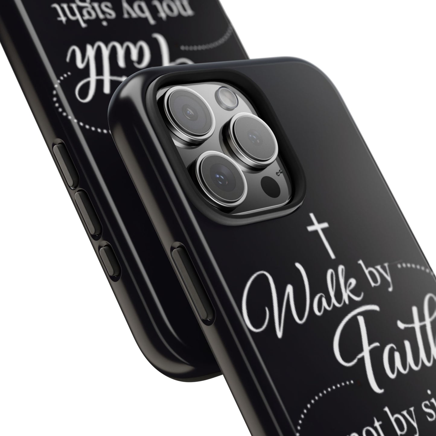 Walk by Faith Tough Phone Case – Christian Inspirational Scripture Design