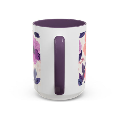 Mother Peace Floral Coffee Mug — "A quiet light, a guiding hand..." Memorial Tribute Mug
