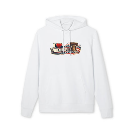 I  Philadelphia Hoodie — Vintage Liberty Bell & American Flag Sweatshirt