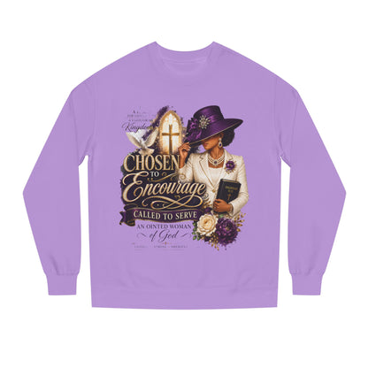 Christian Women's 'Chosen to Encourage' Sweatshirt – Faith-Based Encourager Design