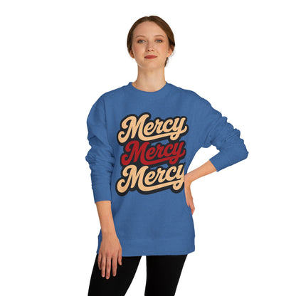 Mercy Mercy Mercy Retro Script Sweatshirt