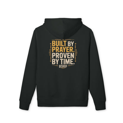 Prayer Graphic Hoodie — "Built by Prayer, Proven by Time" Religious Pullover