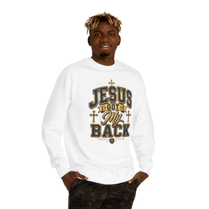 Jesus Got My Back Sweatshirt — Christian Faith Crewneck
