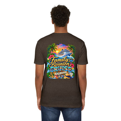 Family Reunion Cruise T-Shirt — Tropical Cruise Crew Tee