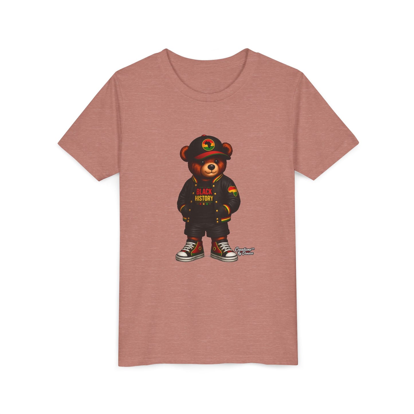 Kids 'Black History' Streetwear Bear Tee