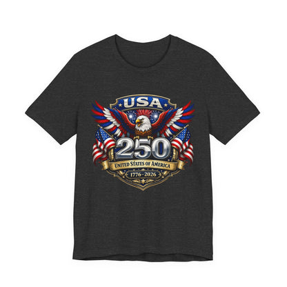 USA 250th Eagle T-Shirt — 1776–2026 Patriotic American Independence Tee