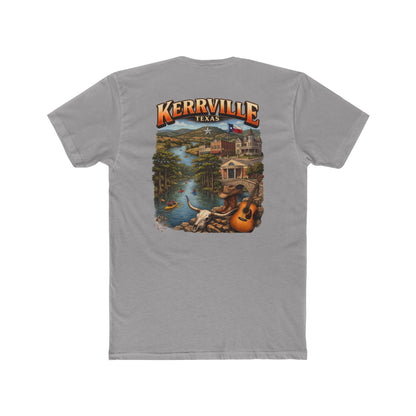 Kerrville Texas Scenic T-Shirt — Riverfront Guitar Vintage Travel Tee