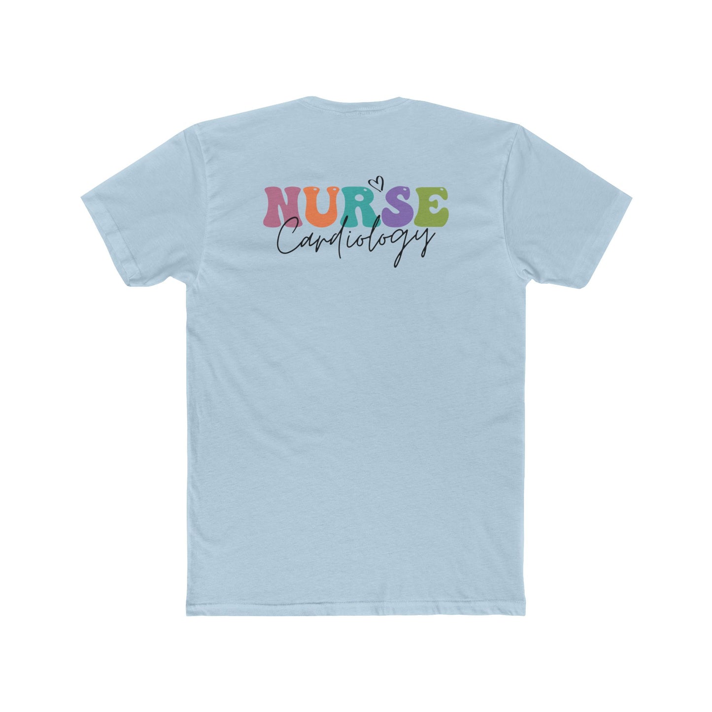 Cardiology Nurse T‑Shirt — Colorful 'NURSE Cardiology' Crew Tee