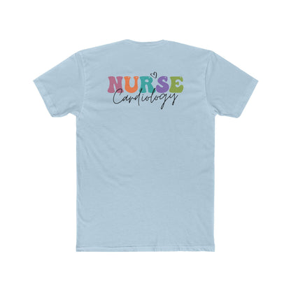 Cardiology Nurse T‑Shirt — Colorful 'NURSE Cardiology' Crew Tee