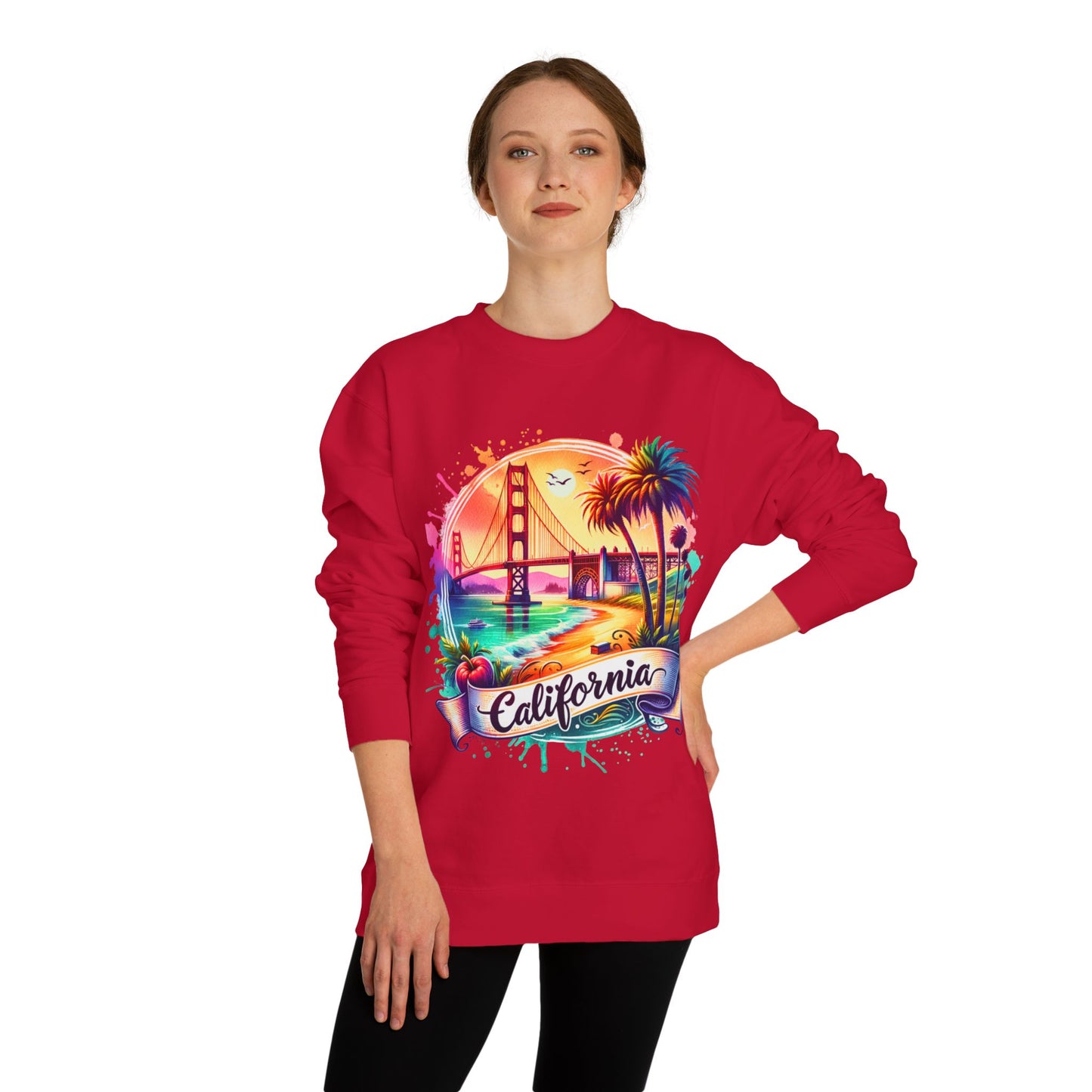California Sunset Crewneck Sweatshirt