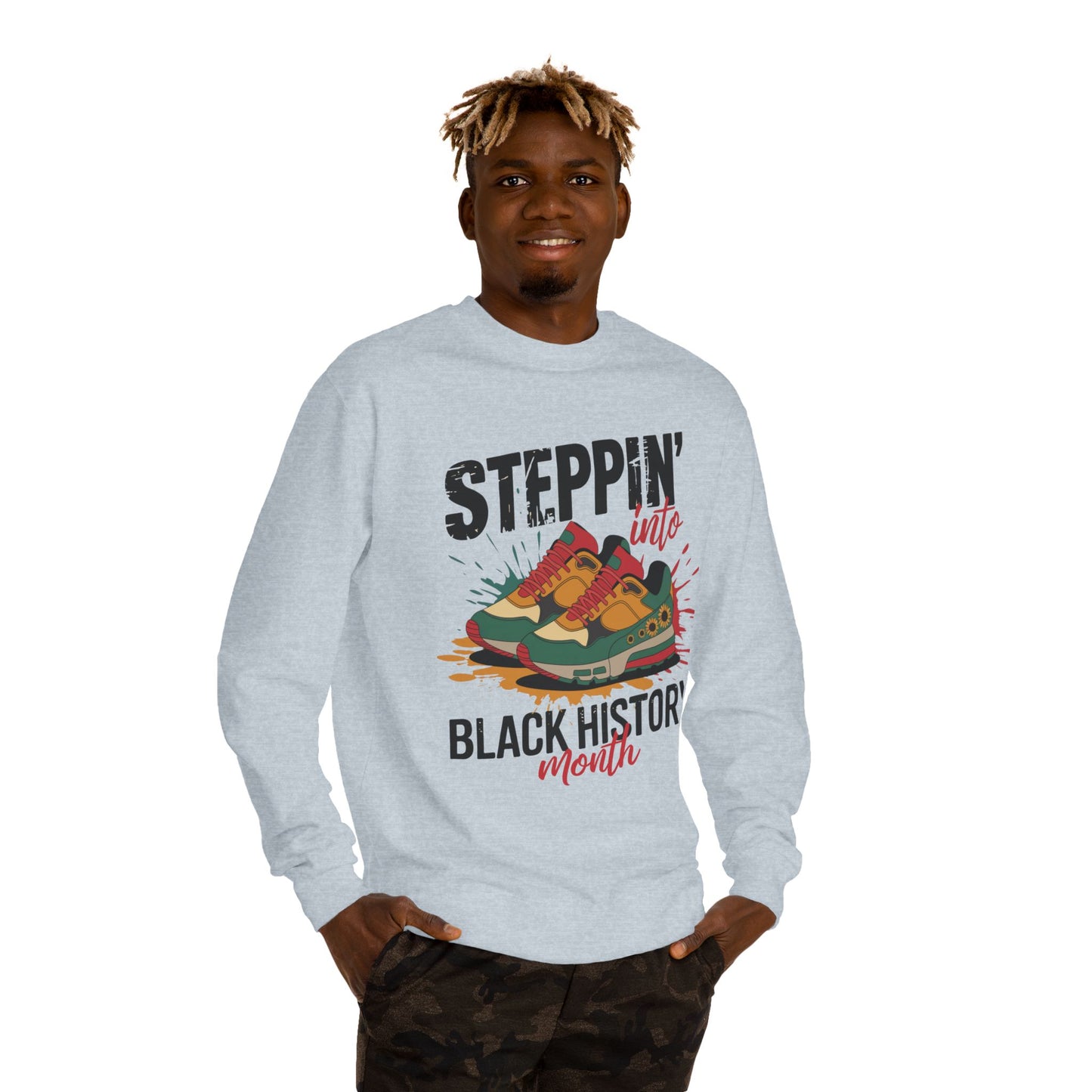 Steppin' into Black History Month Sweatshirt