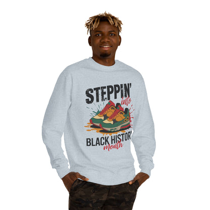 Steppin' into Black History Month Sweatshirt