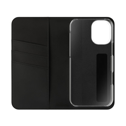 Christian Floral Phone Flip Case — "Jesus Saves" & Inspirational Scripture Wallet Cover