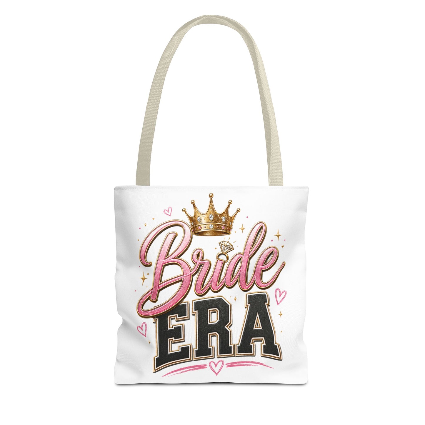 Bride Era Tote Bag — Bachelorette Bride Crown Tote for Bridal Shower & Wedding Weekend