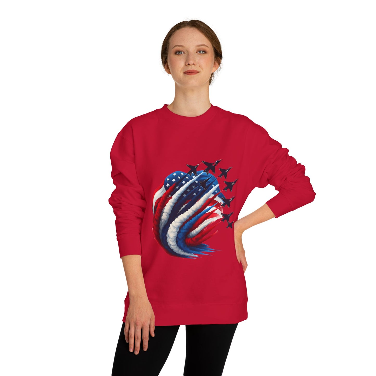 Patriotic Jet Squadron Sweatshirt