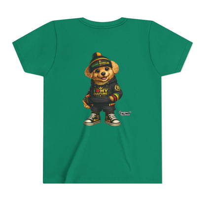 Youth Bear Graphic Tee – "I Love My Culture" Urban Streetwear