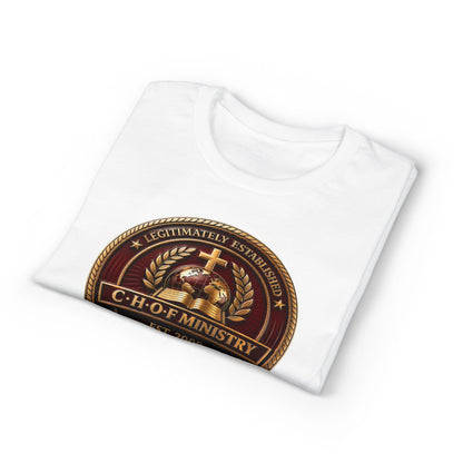 CHOF Ministry Logo T-Shirt — Established 2008 Christian Faith Tee