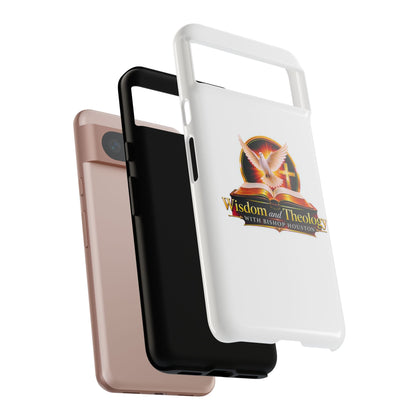 Wisdom and Theology Phone Case — Christian Dove & Cross Protective Tough Case