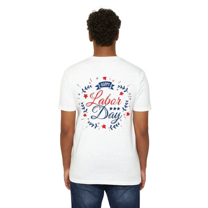 Labor Day T-Shirt – "Happy Labor Day" Patriotic Holiday Tee