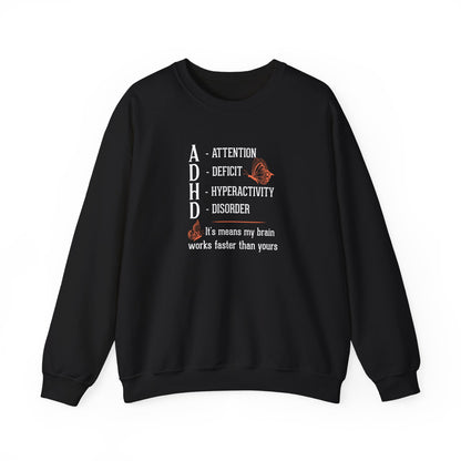 ADHD Awareness Crewneck Sweatshirt
