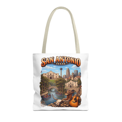 San Antonio Texas Tote Bag — Riverwalk Landmark Travel Souvenir