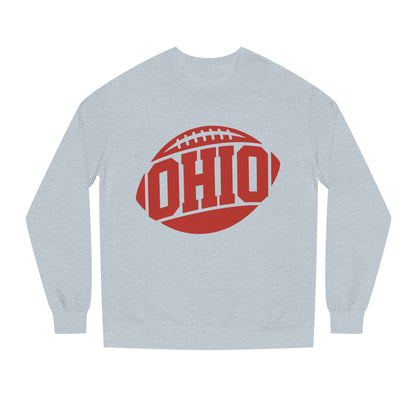 Ohio Football Crewneck Sweatshirt — Vintage Collegiate Game Day Pullover