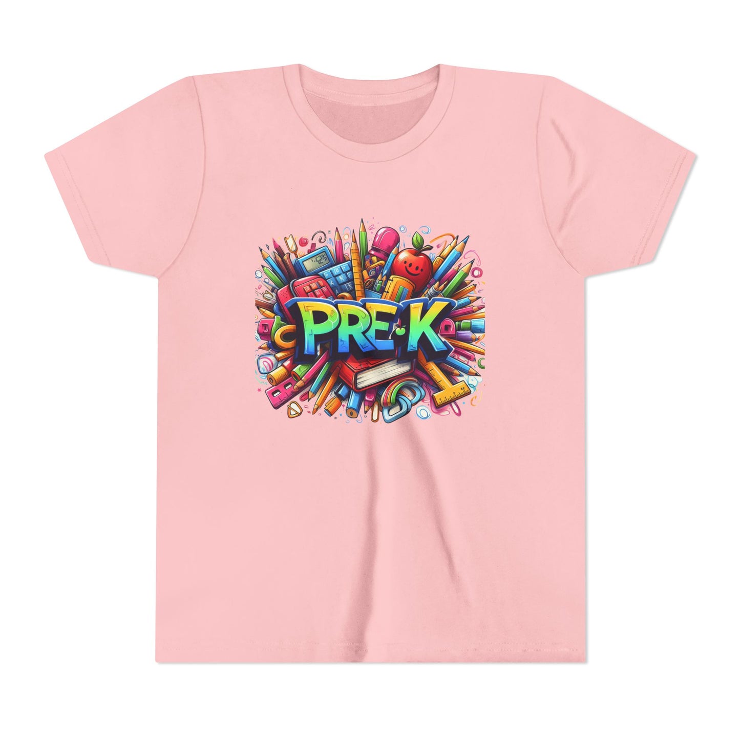 PRE-K Kids Tee — Colorful Back-to-School Pre-K Shirt for Preschoolers