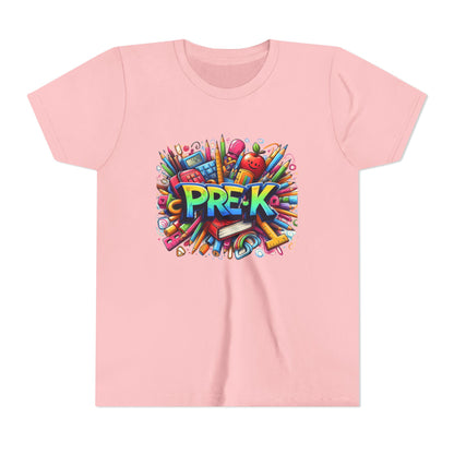 PRE-K Kids Tee — Colorful Back-to-School Pre-K Shirt for Preschoolers