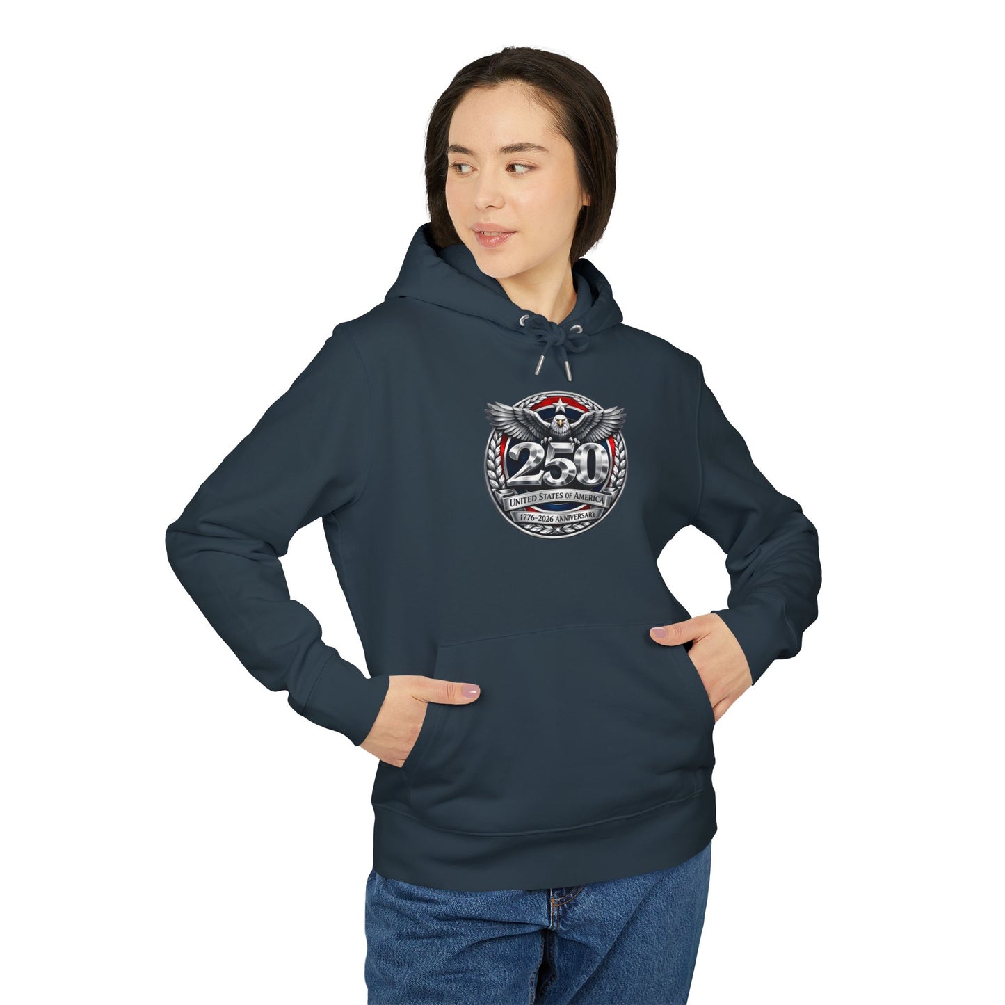 250 Cruiser Hoodie — Vintage American Motorcycle Emblem Pullover