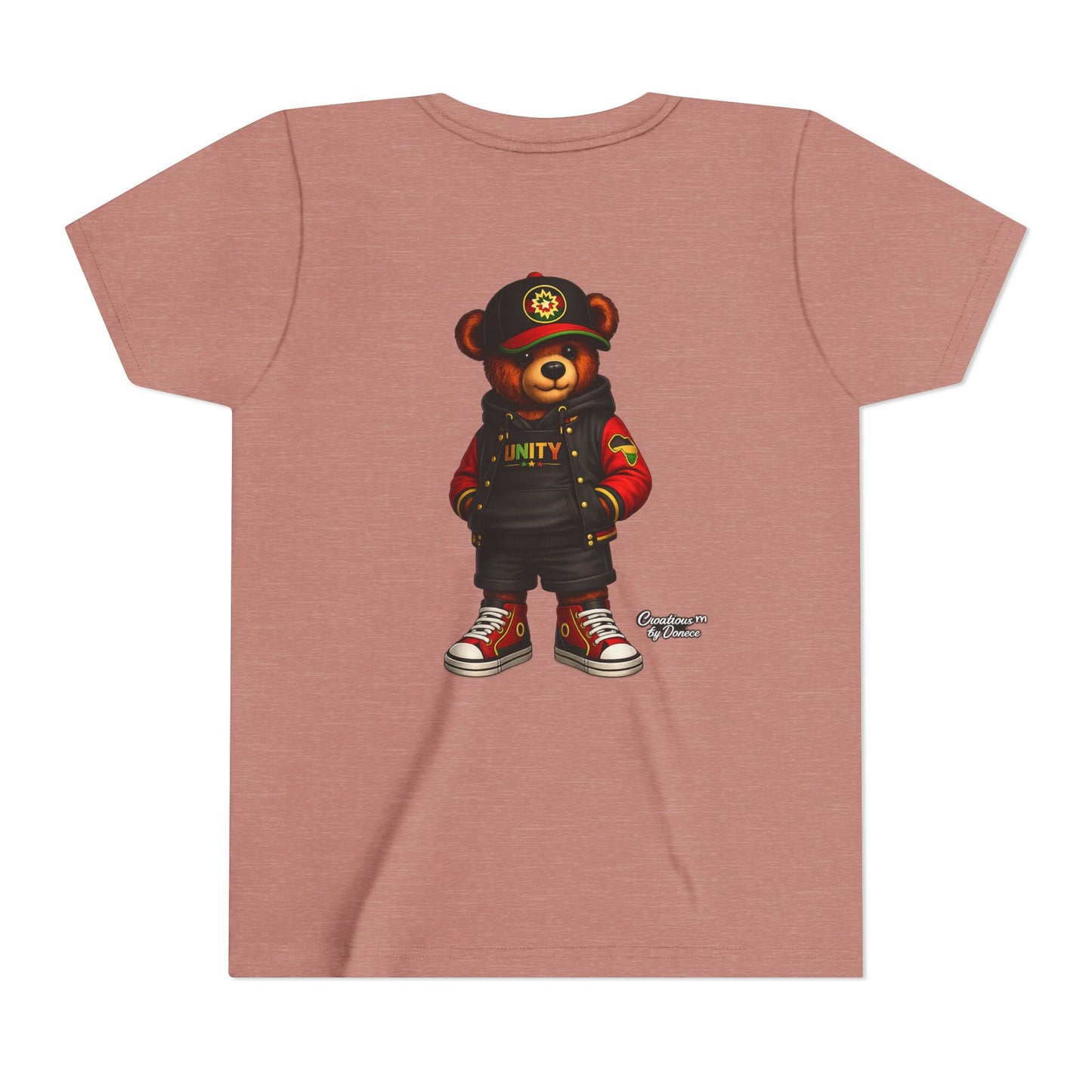 Youth Tee — 'Unity' Streetwear Teddy Bear Graphic Shirt