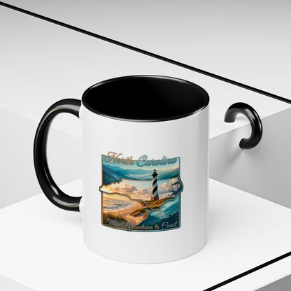 Coastal Lighthouse Coffee Mug – From Mountains to Coast Accent Mug