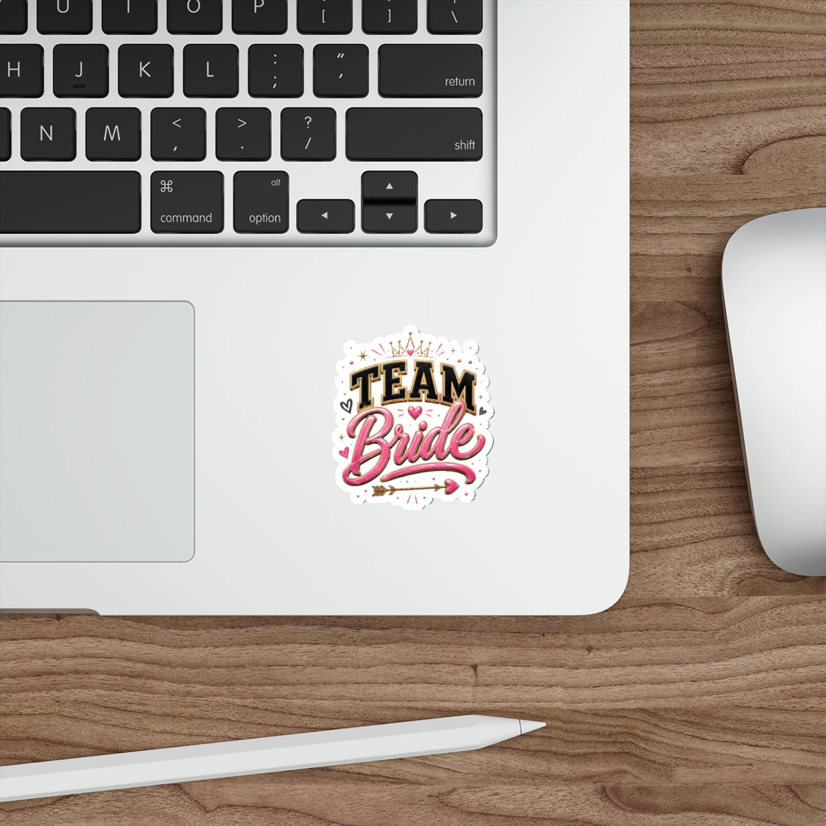 Team Bride Die-Cut Sticker — Bachelorette Party Bridal Shower Favor