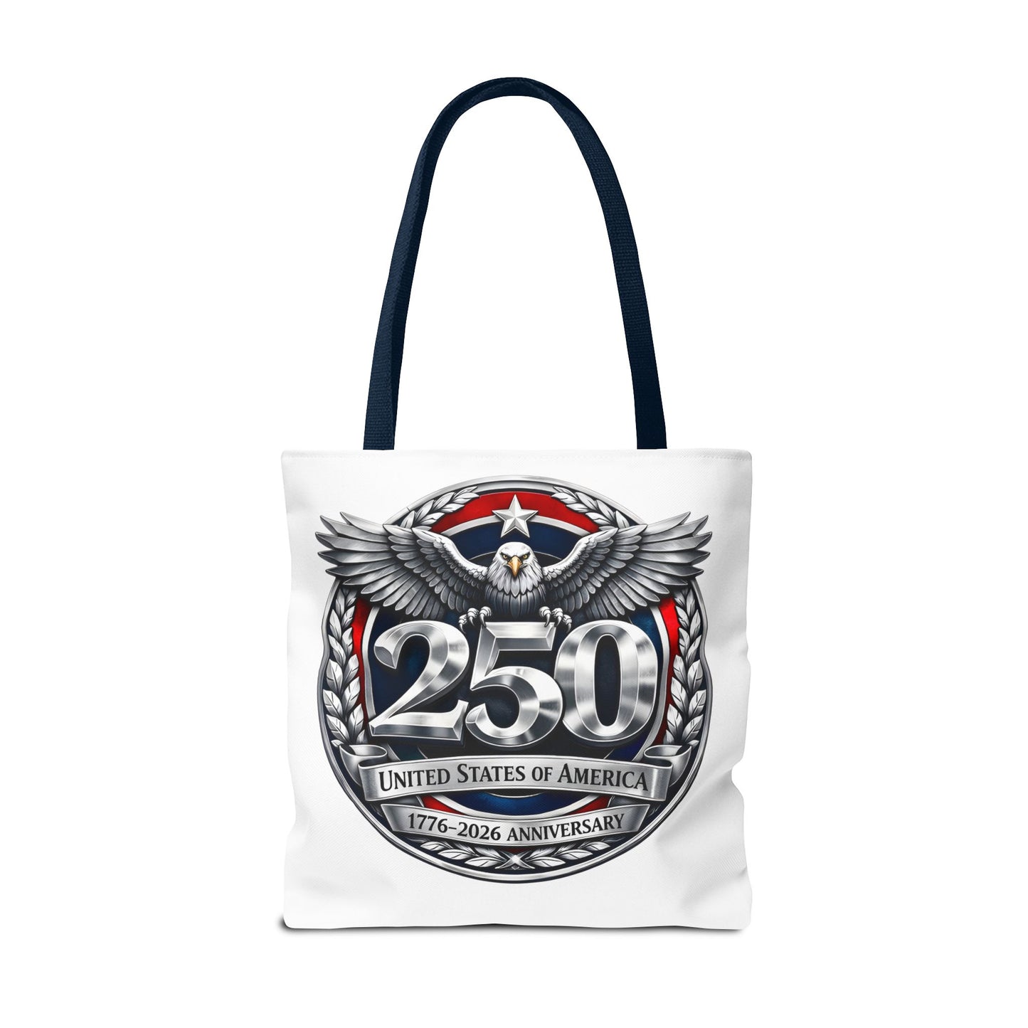 250th USA Anniversary Tote Bag — Patriotic Eagle 1776–2026 Commemorative Tote