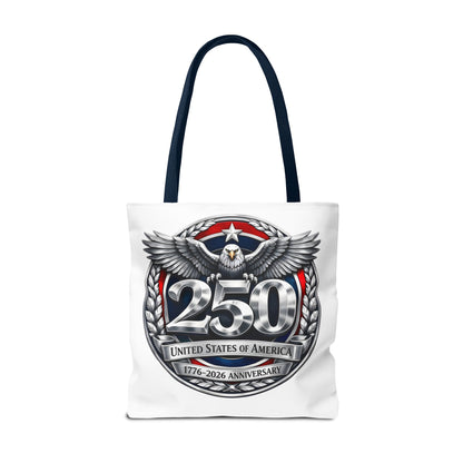 250th USA Anniversary Tote Bag — Patriotic Eagle 1776–2026 Commemorative Tote