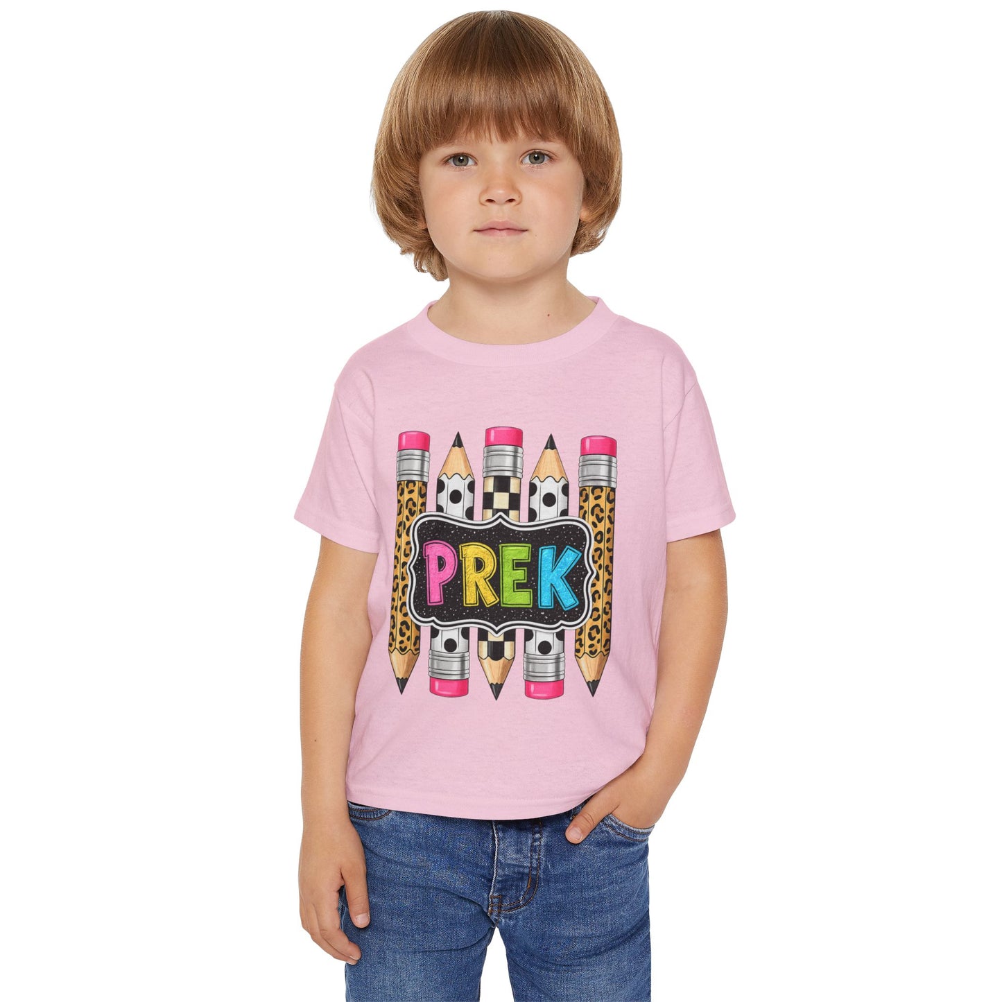 PREK Toddler T-Shirt — Colorful Pencils Back-to-School Tee