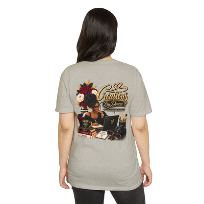 Creations By Denee Graphic T-Shirt — Black Woman Designer Artist Desk Tee